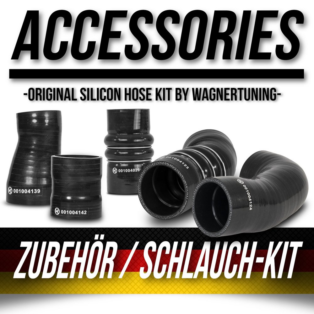 Silikonschlauch Kit (Alu) für VAG 2.0 TFSI Motoren ( Golf 5/6 , Audi S3 8P ... )