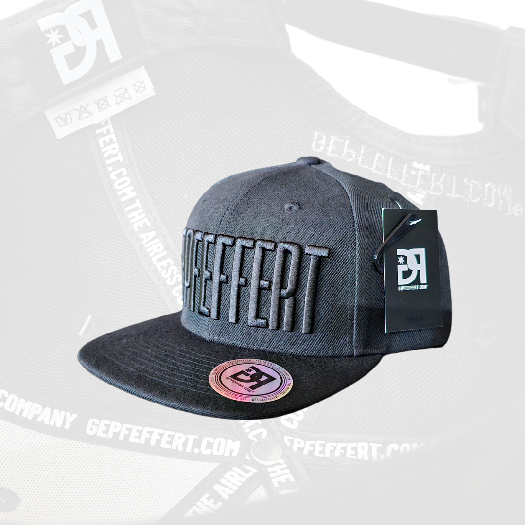 gepfeffert.com® Cap - "All Black" - gepfeffert.com