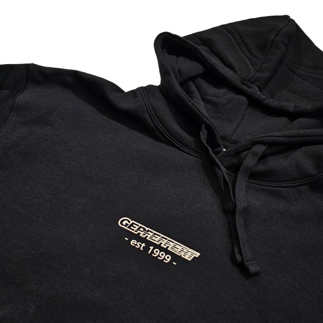 gepfeffert.com Hoodie 25 Jahre anniversary