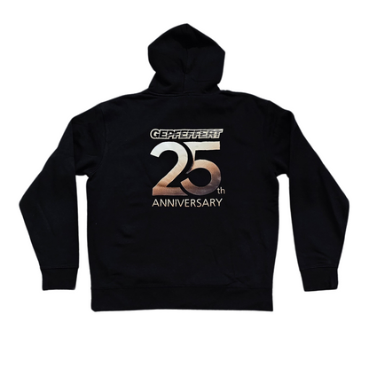 gepfeffert.com Hoodie 25 Jahre anniversary