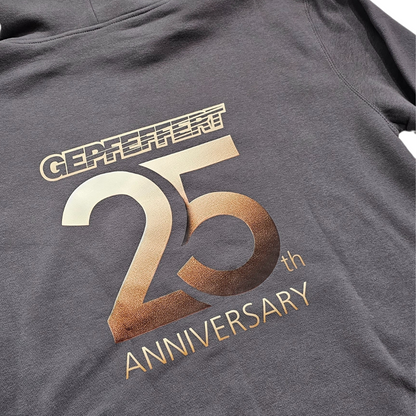 gepfeffert.com Hoodie 25 Jahre anniversary