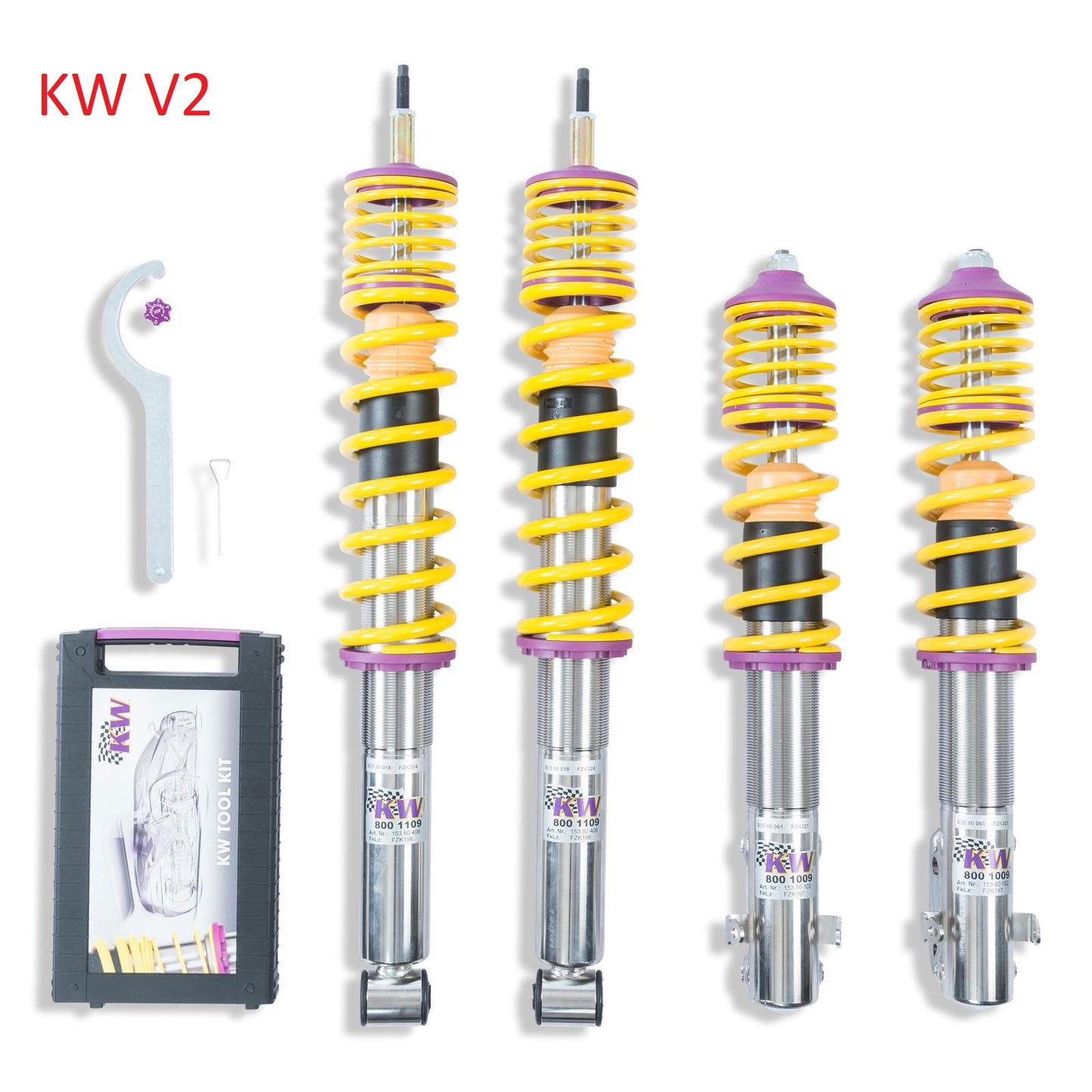 KW V1 / V2 / V3 / V4 & ST X / XA / XTA Gewindefahrwerke für Golf VII 2.0R 4Motion