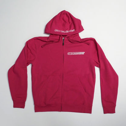 gepfeffert.com® Hoodie-Zipper GRAU/SCHWARZ/PINK ohne Rückenaufdruck - gepfeffert.com