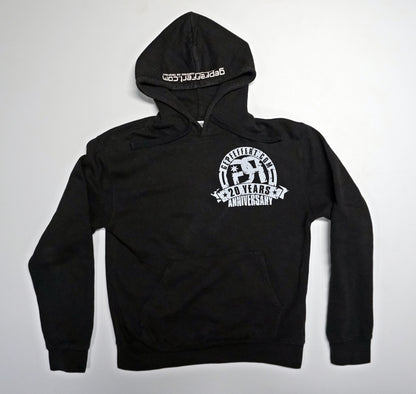 gepfeffert.com® Hoodie - 20 Anniversary - Dunkelblau / Schwarz - gepfeffert.com