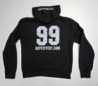 gepfeffert.com® Hoodie - 20 Anniversary - Dunkelblau / Schwarz - gepfeffert.com