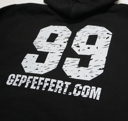 gepfeffert.com® Hoodie - 20 Anniversary - Dunkelblau / Schwarz - gepfeffert.com