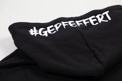 gepfeffert.com® Hoodie - #GEPFEFFERT - Schwarz - gepfeffert.com