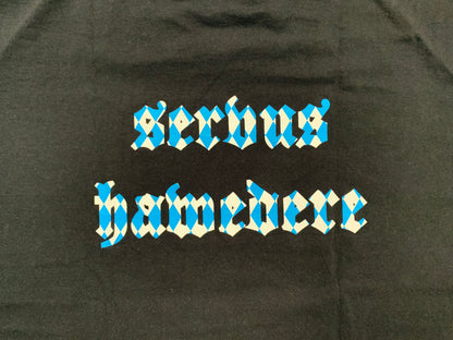 gepfeffert.com® Hoodie - "servus hawadere" - Schwarz - gepfeffert.com