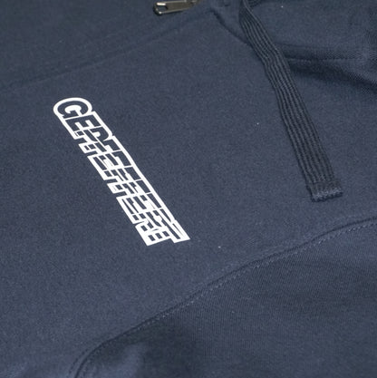 gepfeffert.com® Hoodie-Zipper GRAU/SCHWARZ/PINK/WEIß/DUNKELBLAU ohne Rückenaufdruck - gepfeffert.com