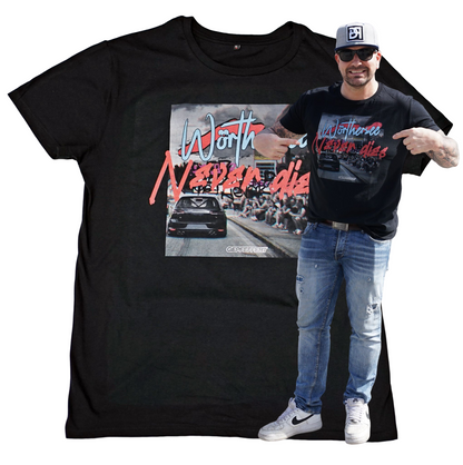 gepfeffert.com® T-Shirt Wörthersee never dies -Schwarz VORBESTELLUNG - gepfeffert.com